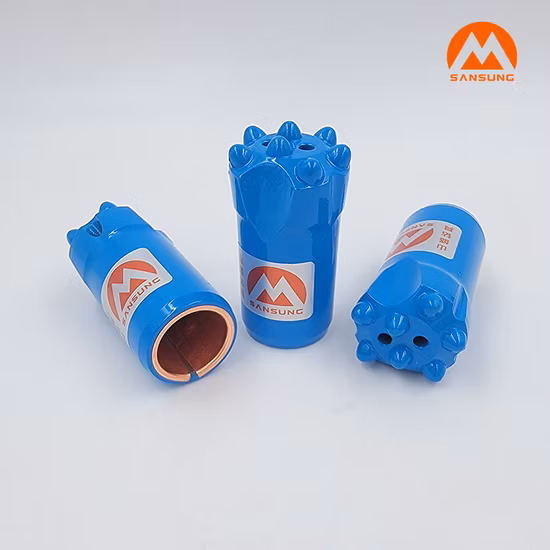 China Manufacturer Factory Price Small Hole Hex22 Hex25 Hexagon Shank 32/34/36/38/40/41/42/43/45mm Taper Tapered Conical Button Drill Bit for Sale