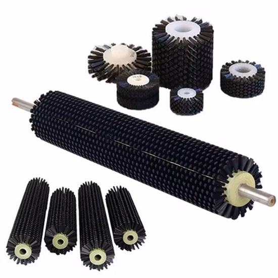 Spiral Brass Wire Polishing Cylinder Brush Roller