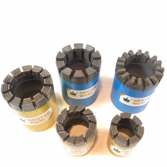 Bq Hq Nq Pq Diamond Core Drill Bits for Geological Drilling